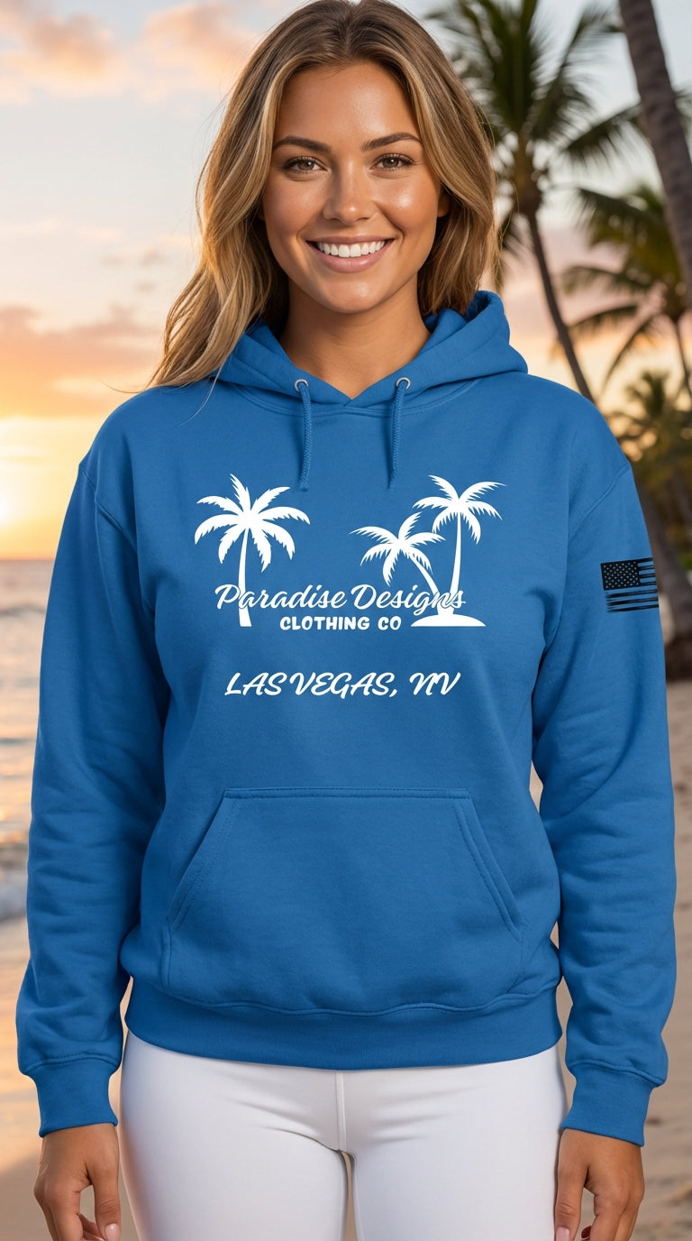 Paradise Hoodie - Paradise Las Vegas Whiteout Hoodie