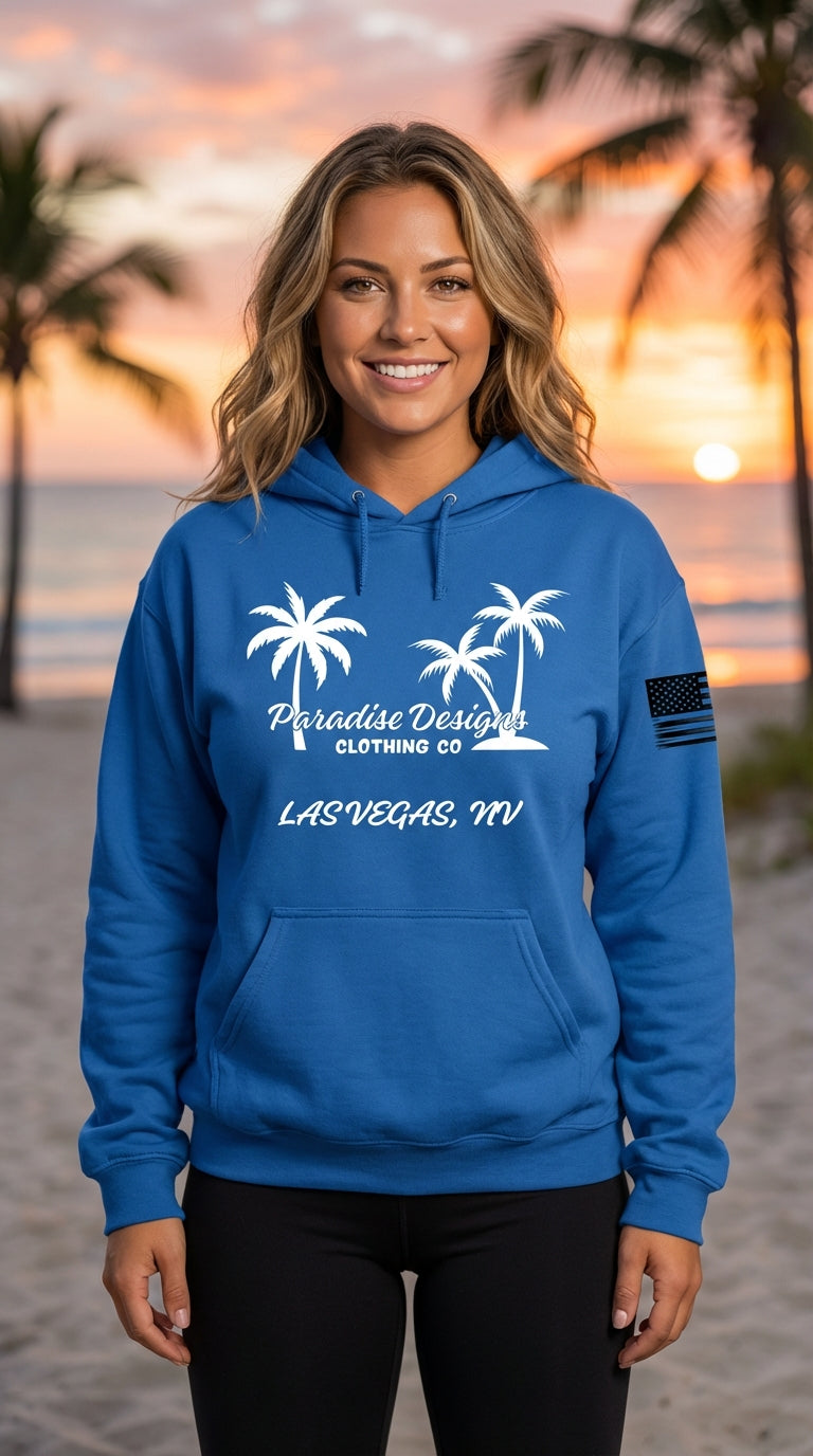 Paradise Hoodie - Paradise Las Vegas Whiteout Hoodie
