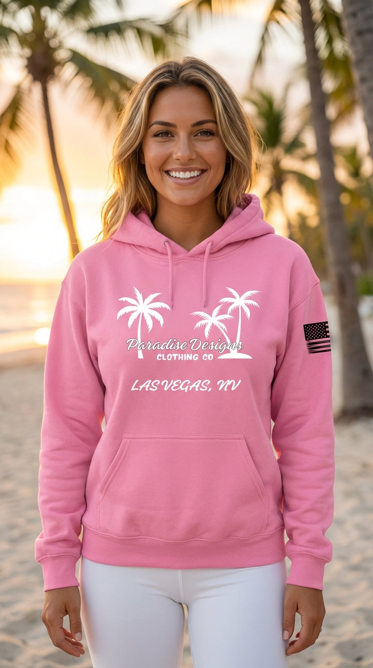 Paradise Hoodie - Paradise Las Vegas Whiteout Hoodie