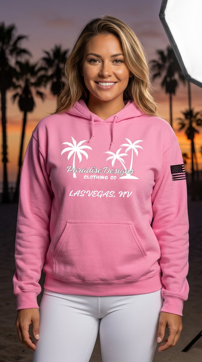 Paradise Hoodie - Paradise Las Vegas Whiteout Hoodie