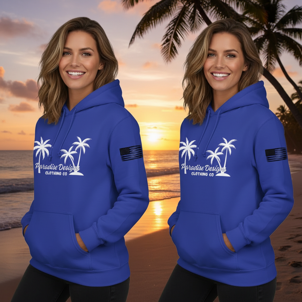 Paradise Whiteout Hoodie