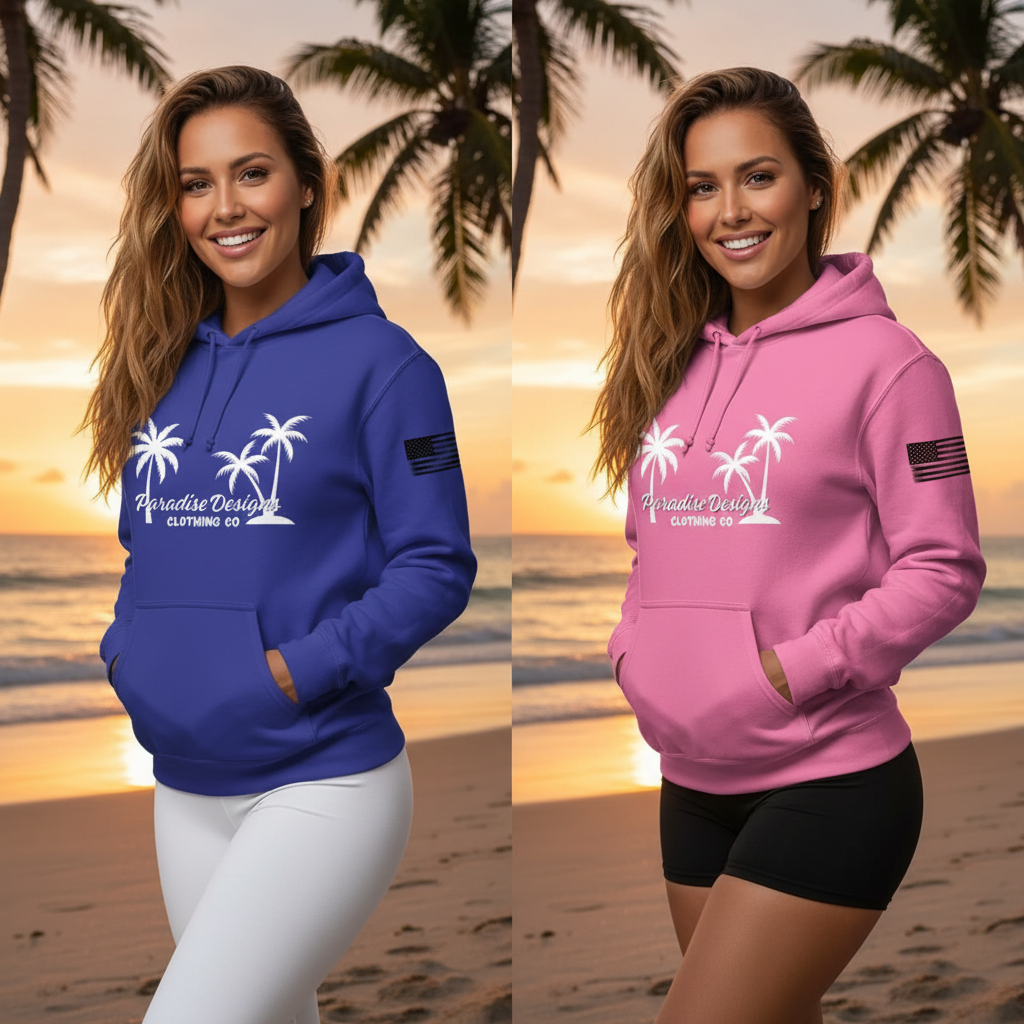 Paradise Whiteout Hoodie