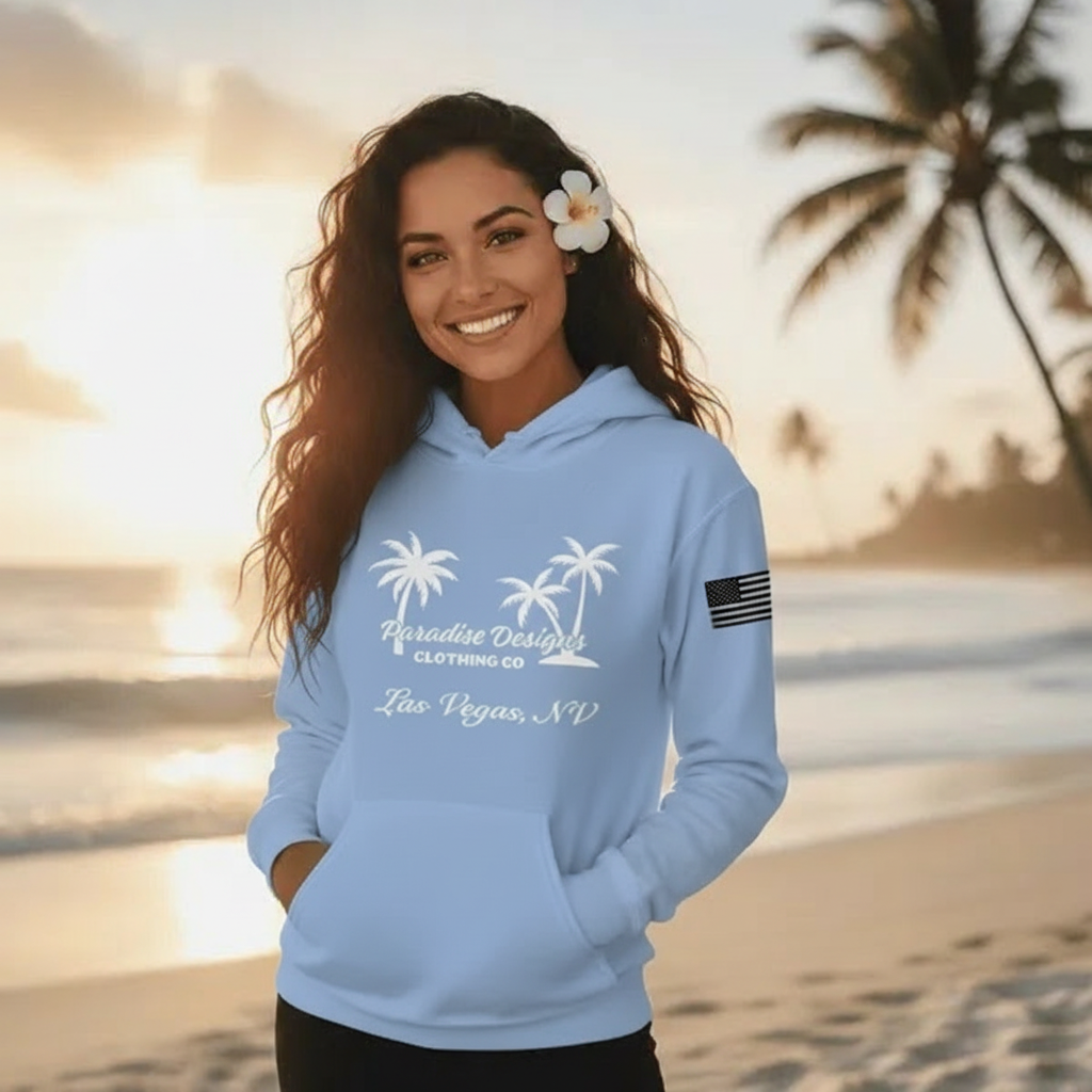 Paradise Hoodie - Paradise Las Vegas Whiteout Hoodie