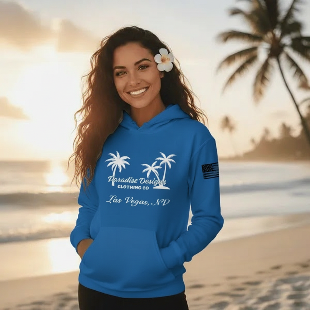 Paradise Hoodie - Paradise Las Vegas Whiteout Hoodie