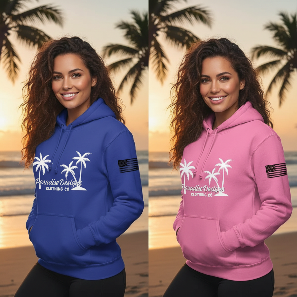 Paradise Whiteout Hoodie