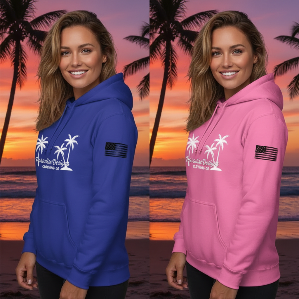 Paradise Whiteout Hoodie