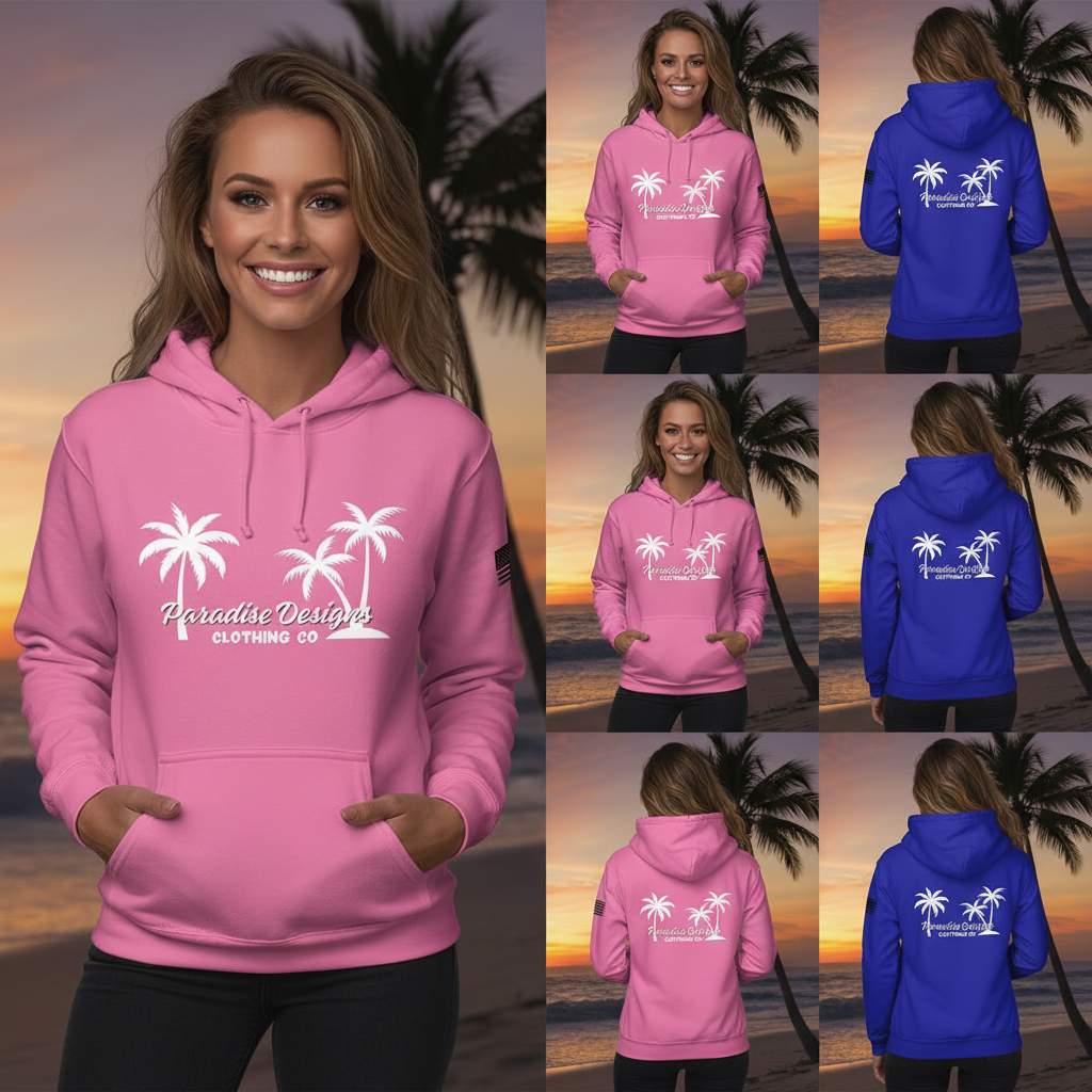 Paradise Whiteout Hoodie
