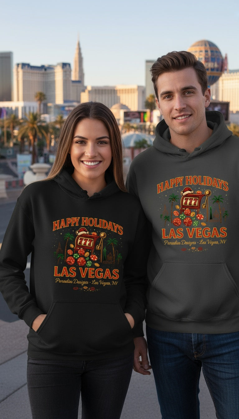 Happy Holidays Las Vegas Hoodie