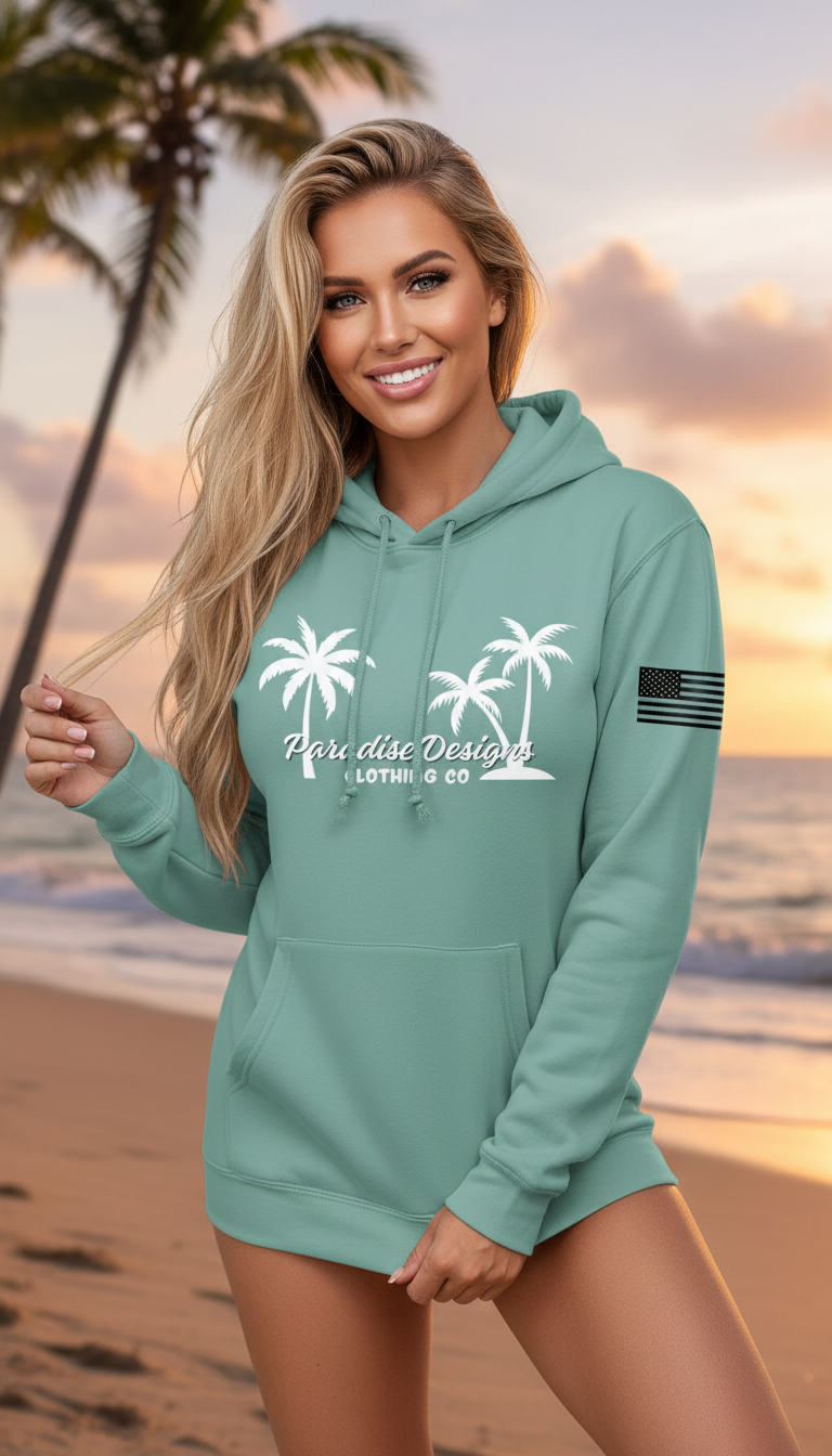 Paradise Whiteout Hoodie