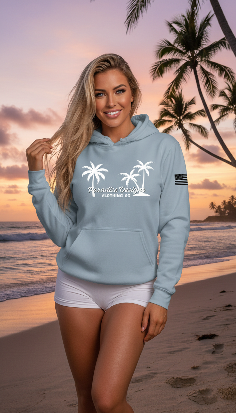 Paradise Whiteout Hoodie