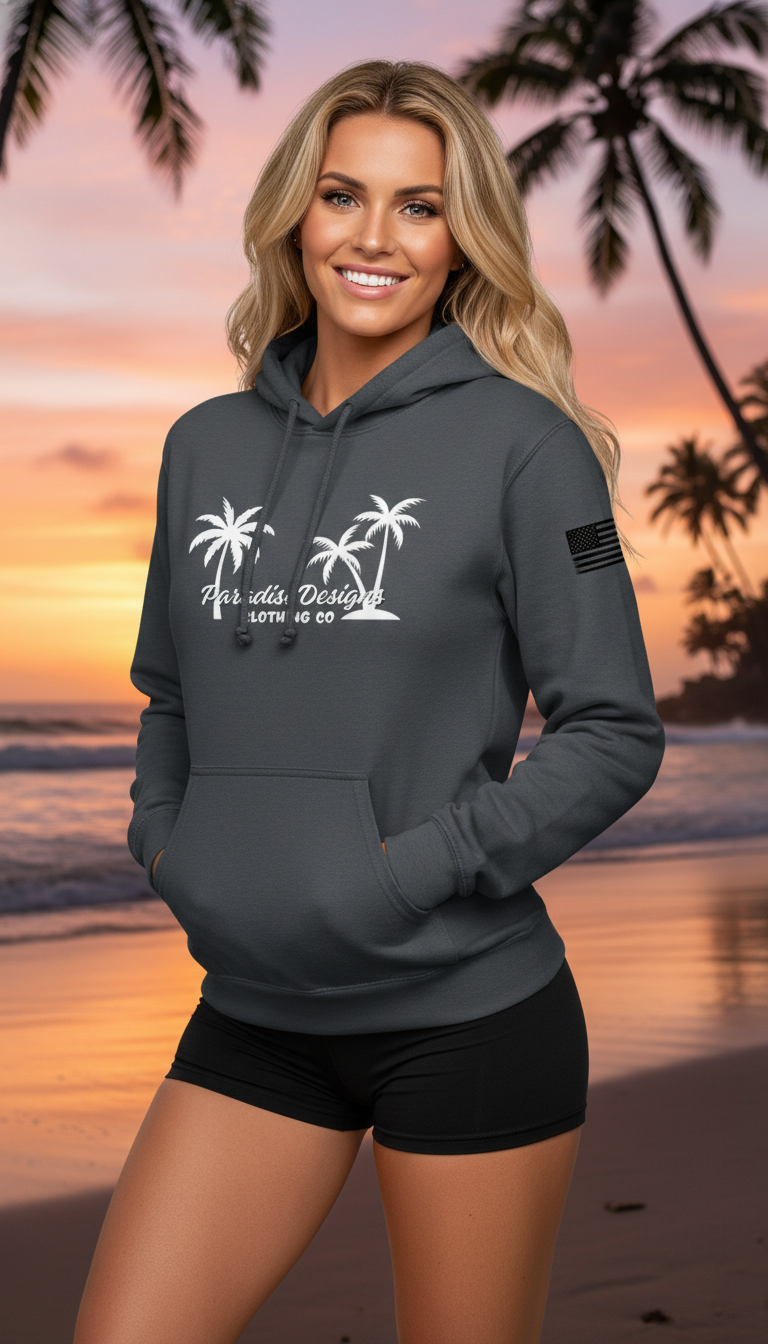 Paradise Whiteout Hoodie