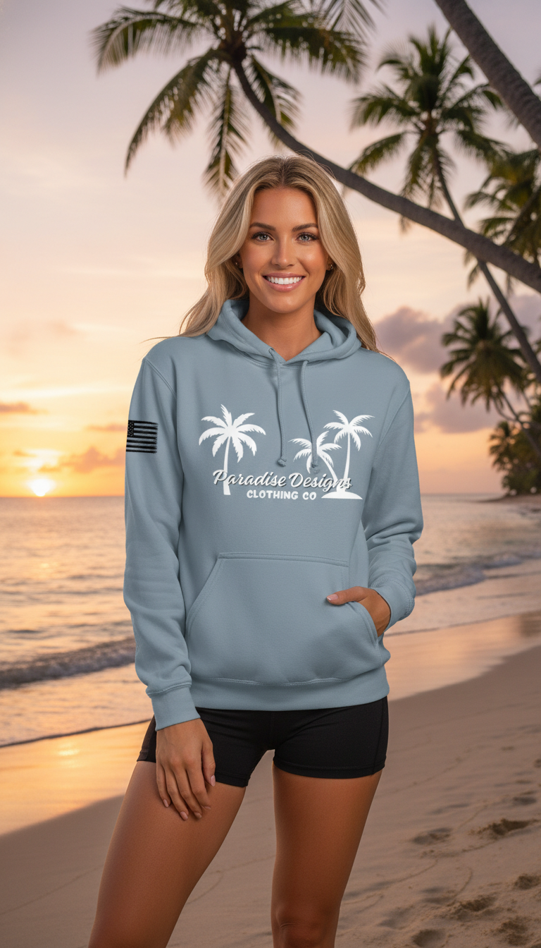 Paradise Whiteout Hoodie