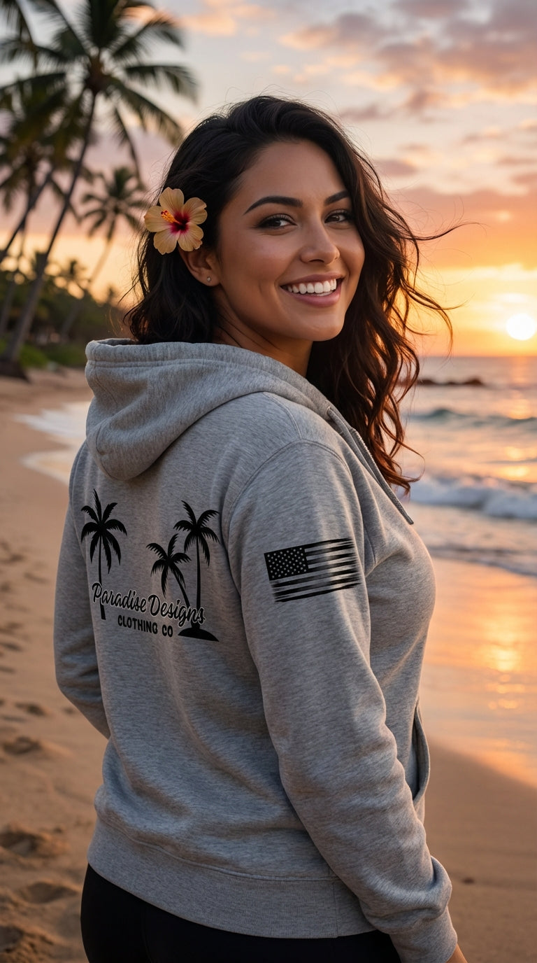 Paradise Hoodie - Blackout Hoodie