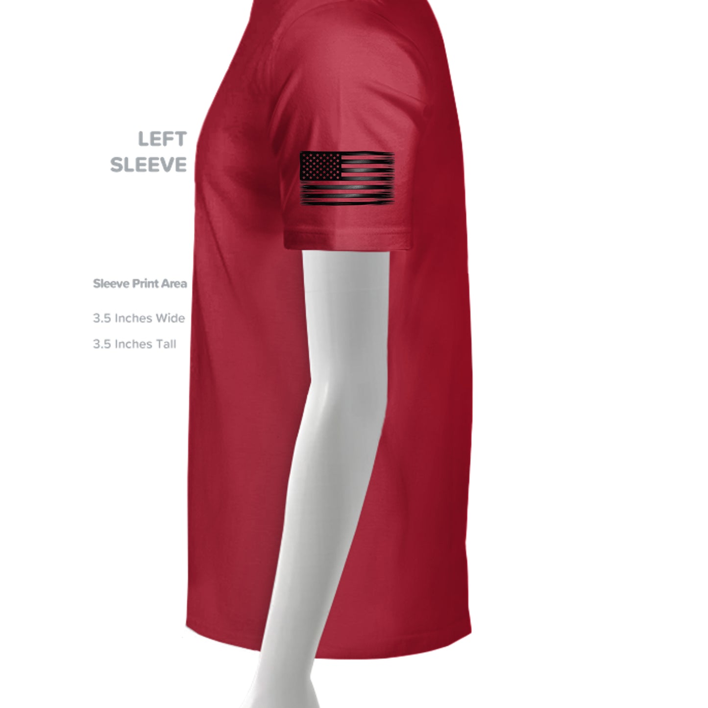 Heather Red - 6405CVC - SLEEVE_LEFT