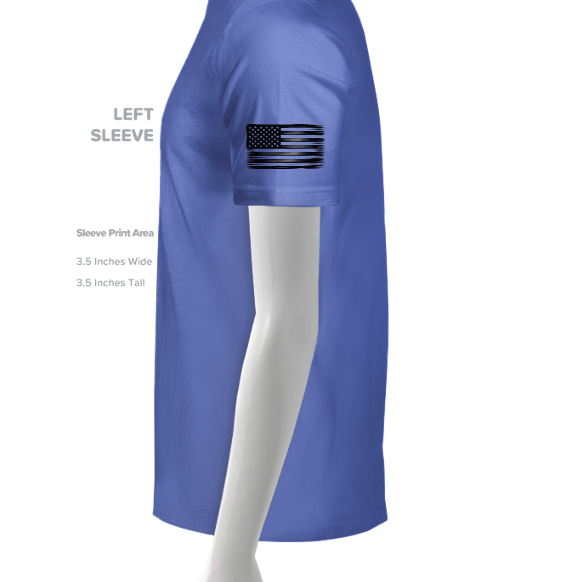 Heather True Royal - 6405CVC - SLEEVE_LEFT