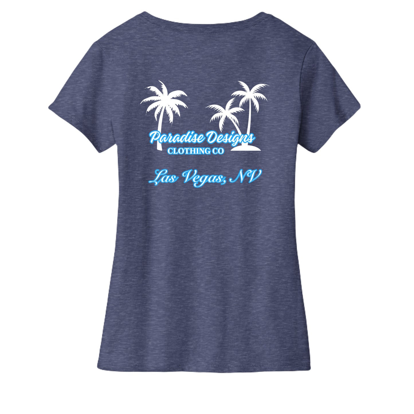Team Navy Heather - LPC455V - BACK