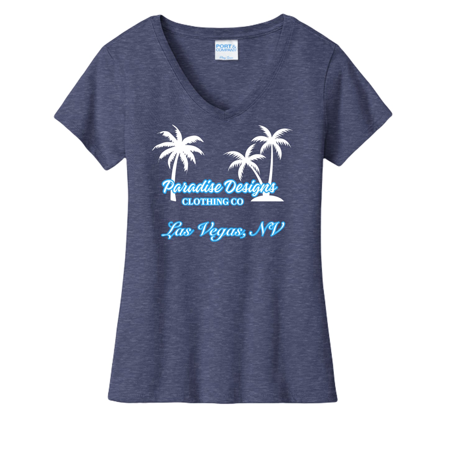 Team Navy Heather - LPC455V - FRONT