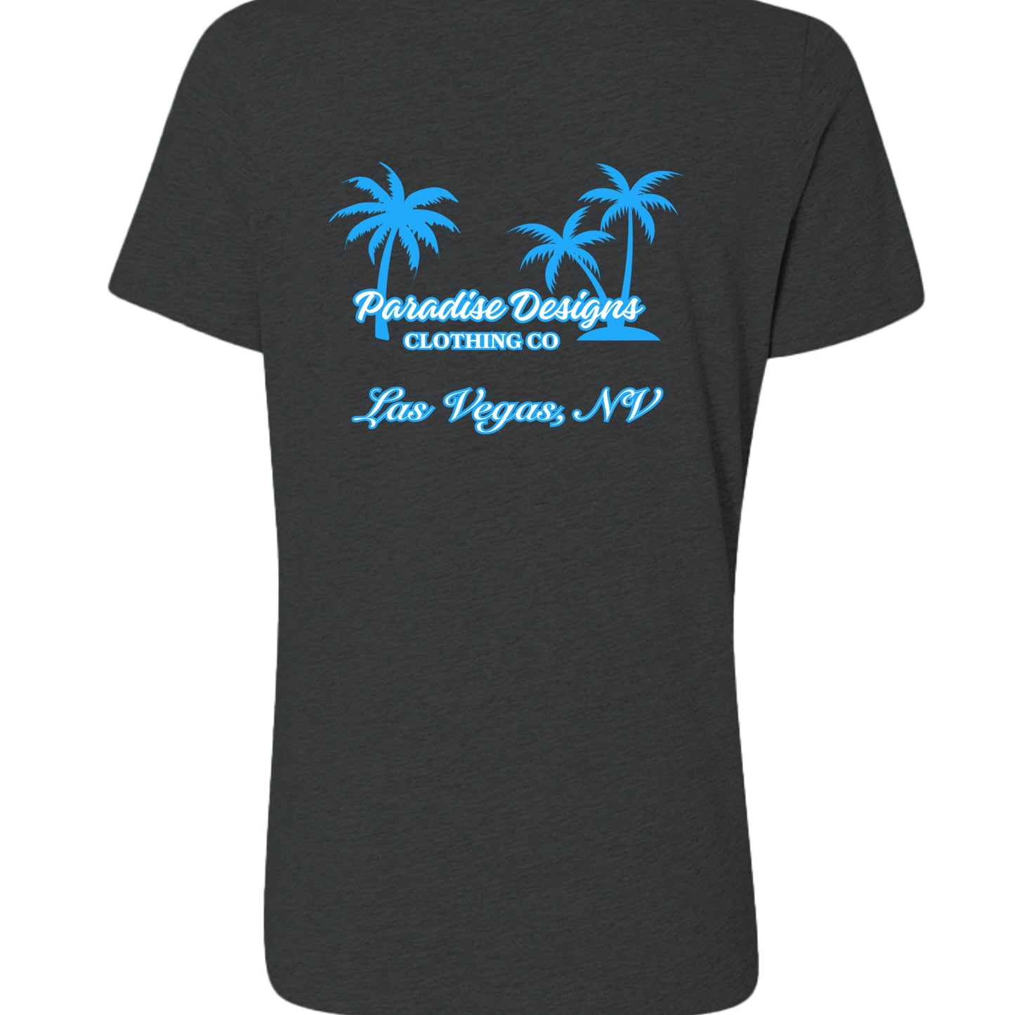 Dark Grey Heather - 6405CVC - BACK